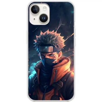 Силіконовий Чохол з Картинкою для iPhone 14 Принт (Аніме Наруто, Anime Naruto) (44840-ysm001)