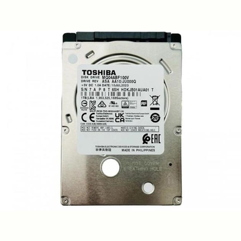 Жесткий диск HDD SATA 1.0TB Toshiba MQ04AB 5400rpm 128MB (MQ04ABF100V)