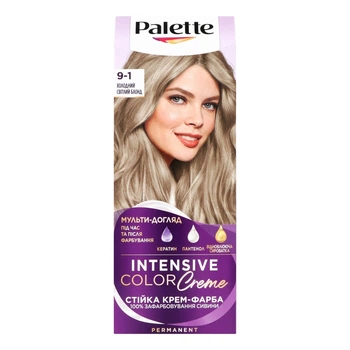 Краска для волос Palette ICC 9-1 Холодный светлый блонд 110 мл (9000101704112)