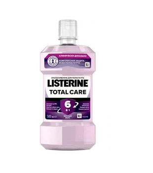 Ополаскиватель для полости рта Listerine Total Care 500 мл (3574660721980)