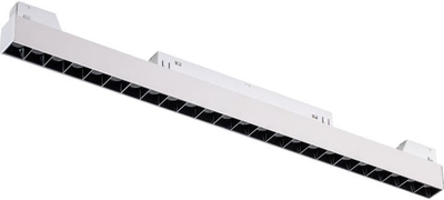 Магнітний лінійний трековий світильник DPM M-Line 24 Вт білий (MTL-SPL-24W-W)