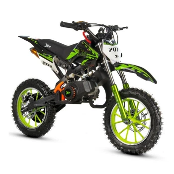 Міні мотоцикл CROSS XTR 701 50СМ3 з електростартером зелений-1