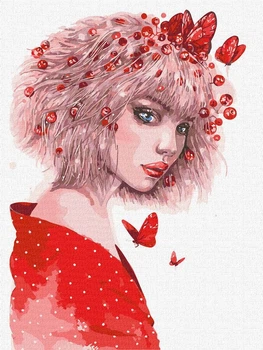 Картина за номерами Ідейка Поцілунок метеликів ©lesya_nedzelska_art, 30 х 40 см (KHO4955) (Без коробки)