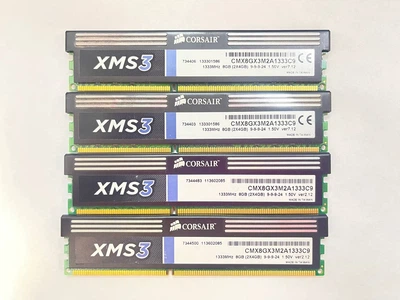 Оперативна пам'ять Corsair DDR3 16Gb Kit (4*4Gb) 1333MHz PC3-10600