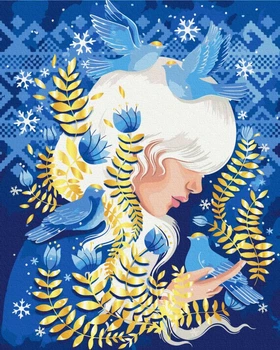 Картина за номерами Птахи зими © Поліна Скуріхіна, 40 х 50 см (BS53864) (Без коробки)