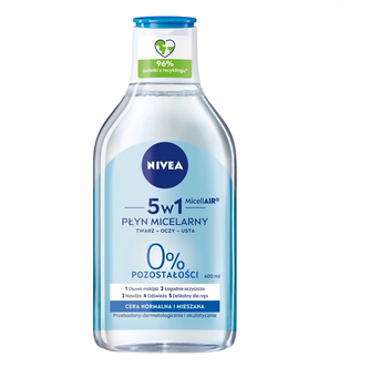 Міцелярна вода Nivea visage дихання шкіри для нормальної та комбінованої шкіри 400 мл