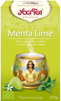 Herbata Yogi Tea Menta y Lima 17 torebek x 1.8 g (4012824400535)