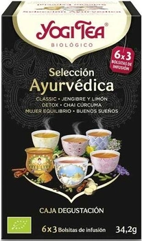 Чай Yogi Tea Seleccion 18 пакетиків x 1.9 г (4012824404380)