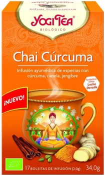 Herbata Yogi Tea Chai Curcuma 17 torebek x 2 g (4012824404151)