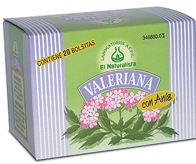 Herbata El Naturalista Valeriana Con Anis Infusion 20 torebek (8410914300103)