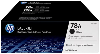 Набір тонер-картриджей HP 78A 2 шт Black (886111730506)
