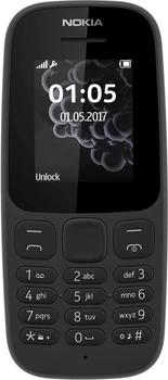 Мобільний телефон Nokia 105 TA-1203 SS Black (6438409041753)