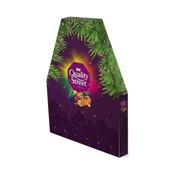 Адвент календар з ірисками, праліне та шоколадними цукерками Nestlé The Quality Street 240г