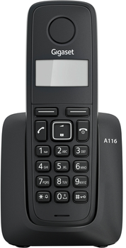 Telefon stacjonarny Gigaset A116 Black (4250366849133)