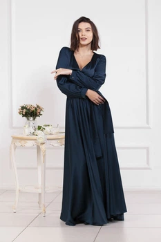 Вечірня сукня максі JadFashion XL темно-синій 43372401