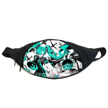 Сумка бананка Міку Хацуне Hatsune Miku (GB HM 08) Gear Bag чорна