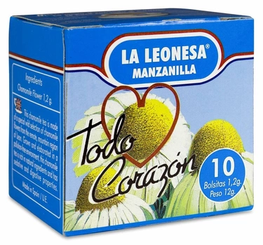 Чай La Leonesa Manzanilla 10 пакетиків (8470003508681)