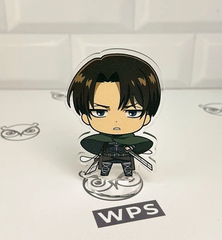 Акриловая коллекционная фигурка Чиби Chibi Атака титанов Леви Аккерман 10 см