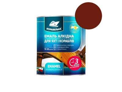 Емаль алкідна ПФ-115 КОРАБЕЛЬНА Вишневий 0,25кг