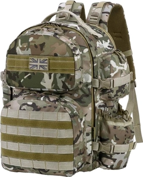 Рюкзак тактический Kombat UK Venture Pack 45 л + 5 л Мультикам (kb-vp-bpt)