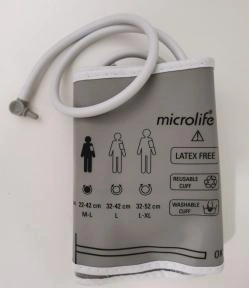 Манжета Microlife 22-42см + коннектор оригинальная для автоматических и полуавтоматических тонометров с одной трубкой белая
