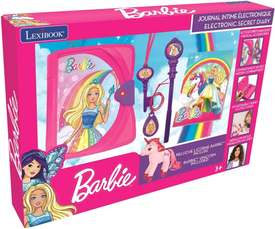Інтерактивний щоденник Lexibook Barbie с аксессуарами (3380743080314)