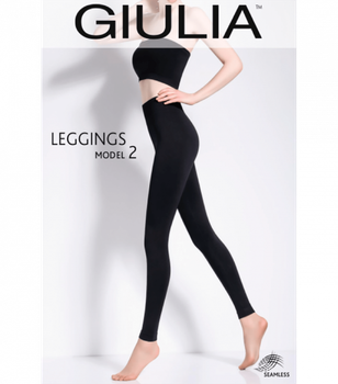 Однотонні легінси з мікрофібри - Giulia - LEGGINGS 02 - L/XL - Bianco (Білий)