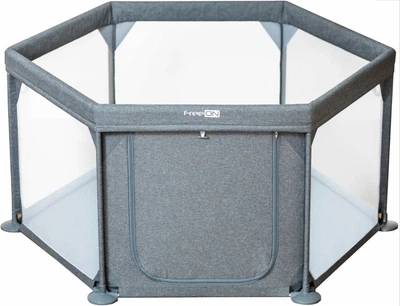 Манеж для ребенка FreeON HEXAGON Grey