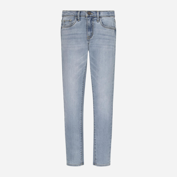 Jeansy skinny młodzieżowe dziewczęce Levis 4E2702-L3D 158 cm Niebieskie (3665115022650)