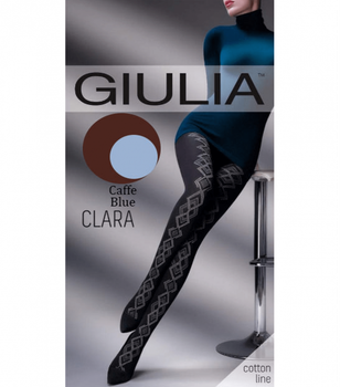 Теплые&nbsp;зимние&nbsp;колготки CLARA 200 (1) - Giulia - CLARA 200 (1) - 2-S - Caffe/Blue