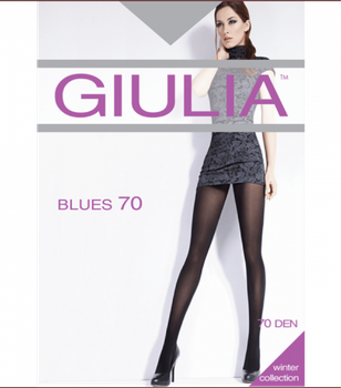 Женские колготки из плотной микрофибры BLUES 3D 70 - Giulia - BLUES 3D 70 - 4-L - Platino