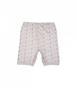 Женские панталоны с рисунком - Donella - 3051E2 - 4XL - Белый, цветочный рисунок