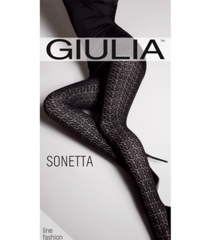 Фантазийные&nbsp;колготки SONETTA 100 (8) - Giulia - SONETTA 100 (8) - 2-S - Nero