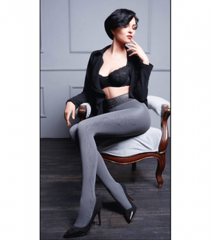 Фантазийные&nbsp;колготки ADEN 120 (3) - Giulia - ADEN 120 (3) - 2-S - Grigio Scuro