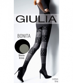 Теплые колготки без шортиков BONITA 150 (3) - Giulia - BONITA 150 (3) - 2-S - Nero/Iron
