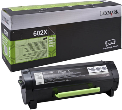 Тонер-картридж Lexmark 602X Extra High Capacity Black (60F2X00)
