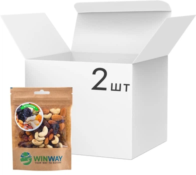 Упаковка смеси орехово-фруктовой Winway Витаминная 100 г х 2 шт (0.2 кг) (4821912900136_1)