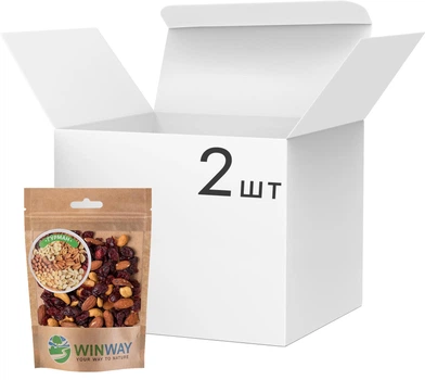 Упаковка суміші горіхово-ягідної Winway Гурман 100 г х 2 шт (0.2 кг) (4821912900143_1)