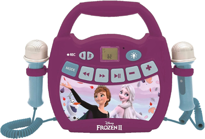Портативне караоке Lexibook Disney Frozen з 2 мікрофонами (3380743091235)