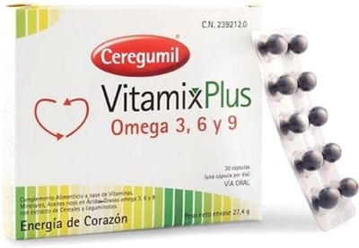 Дієтична добавка Ceregumil Vitamix Plus 30 капсул (8428364070170)