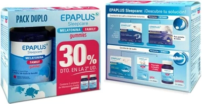 Дієтична добавка Epaplus Sleep Melatonin Gummies 2 x 50 г (8430442010701)