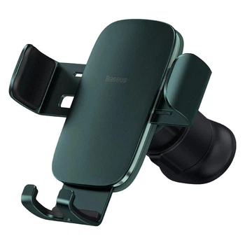 Автомобильный Гравитационный держатель Baseus Metal Age 2 Gravity Air Outlet Car Mount в Дефлектор Зеленый