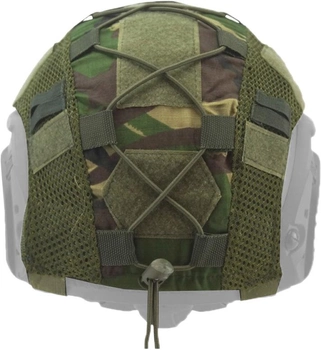 Чохол на шолом/кавер Kombat UK Tactical Fast Helmet COVER Зелений хакі (kb-tfhc-dpm)