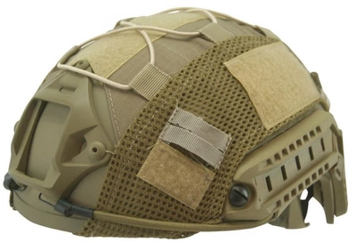 Чохол на шолом/кавер Kombat UK Tactical Fast Helmet COVER Койот (kb-tfhc-coy)