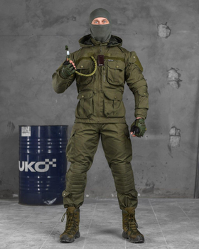 Тактический штурмовой усиленный костюм Oblivion с гидратором весна/лето 2XL олива (85780)