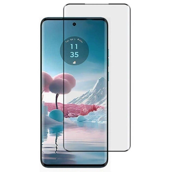9H захисне скло 3D для Motorola Edge 40 чорне на весь екран із повним проклеюванням