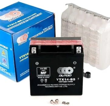 Мото акумулятор Outdo MOTO GEL 6CT-10Ah (UTX14-BS)
