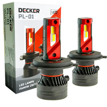 Світлодіодні лампи Decker LED PL-01 H4 H/L