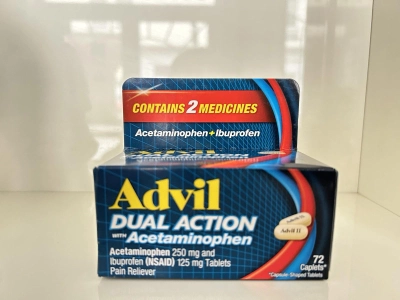 Advil Dual Action , двойное действие, 250 мг 72 шт.