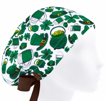 Медицинская шапочка женская HeadwearUniverse универсальная принт Горшок с золотом пиво шляпа